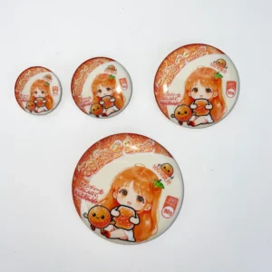 Custom Double Flash Button Badges | Holographic Sandwich Effect | Premium Metallic Base | Factory Direct | Low MOQ 10