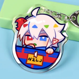 双面透明亚克力钥匙扣