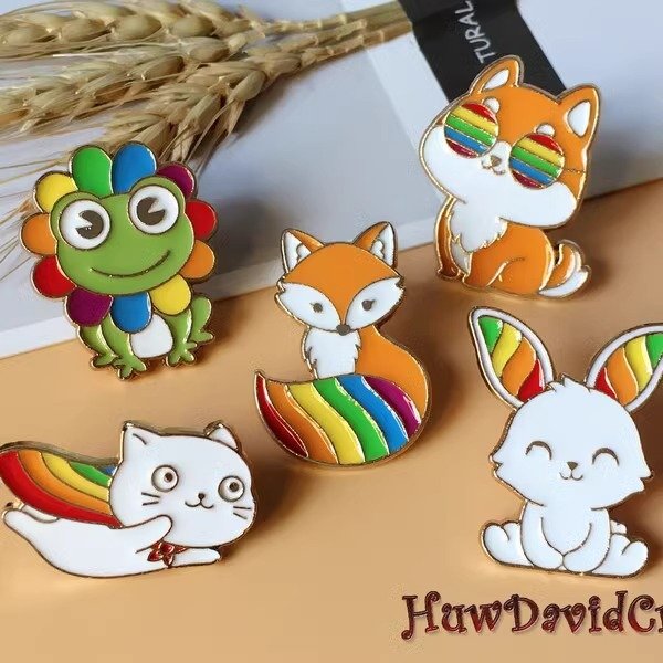 acryliccharmsfactory double sided transparent acrylic keychain